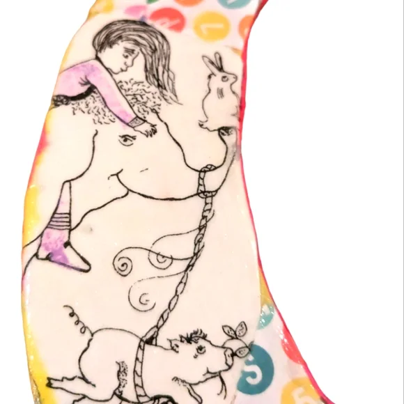 OOAK Handcrafted wood highchair. Signed original one of a kind art - Picture 6 of 16